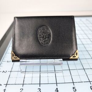 Leonardo Cenbale Soft Leather Trifold Coin And Card Wallet